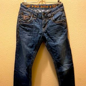 Rock Revival Jack slim straight jeans. Sz 29